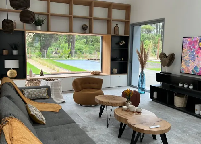 L'arribera Luxe Piscine Foret Landes וילה *